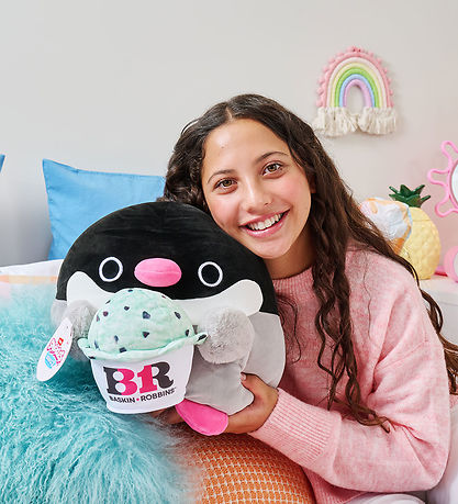 Snackles Soft Toy - 35 cm - The Penguin Penelope w. Baskin Robbi