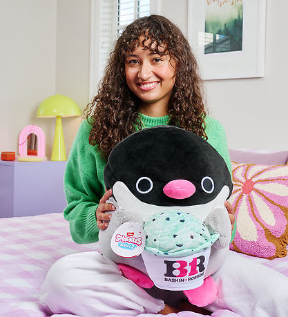 Snackles Soft Toy - 35 cm - The Penguin Penelope w. Baskin Robbi