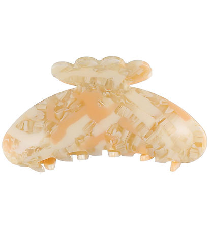 Pince à cheveux By Stær - Asta - 10x5 cm - Champagne/Pêche Chiné