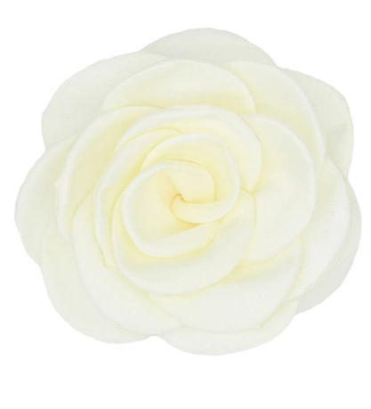 By Stær Hair Clip - Karla - 9 cm - Off White Satin