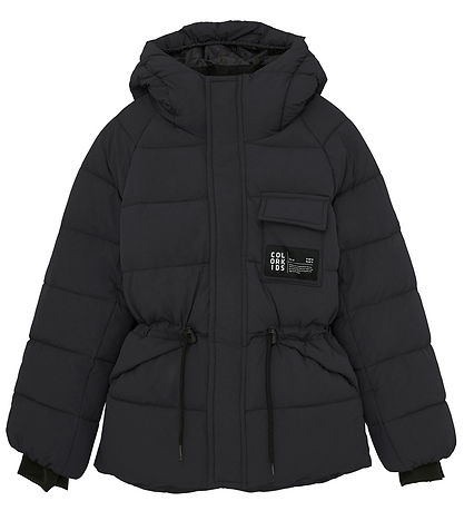 Color Kids Puffer Jacket - Phantom Color Kids Puffer Jacket - Phantom