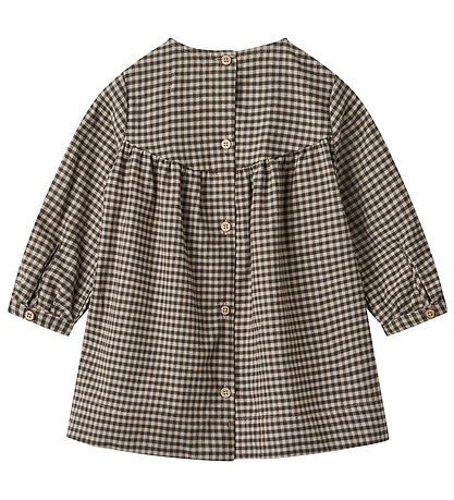 Wheat Dress - Fenja - Raven Check