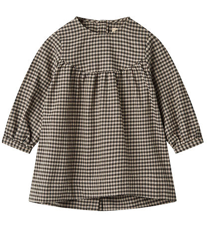 Wheat Dress - Fenja - Raven Check