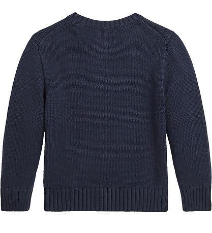 Polo Ralph Lauren Bluse - Strick - Navy m. Rot Polo Ralph Lauren Bluse - Strick - Navy m. Rot