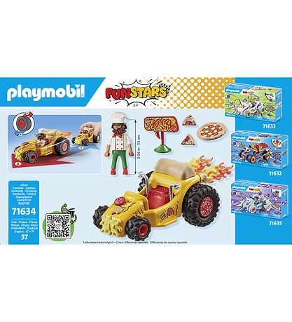 Playmobil Funstars - Racing Pizza - 71634 - 37 Parts