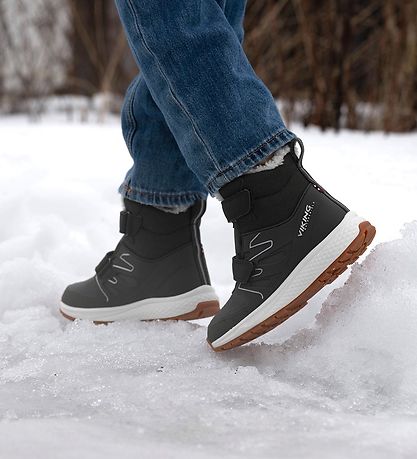 Viking Winter Boots - Tex - Equip Defence Warm WP 2V - Black/Ch