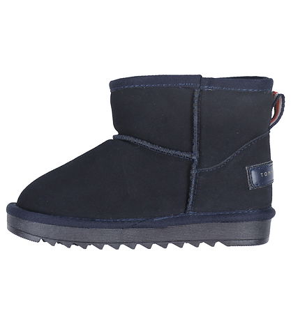 Tommy Hilfiger Teddy Boots - Fur Boot - Blue