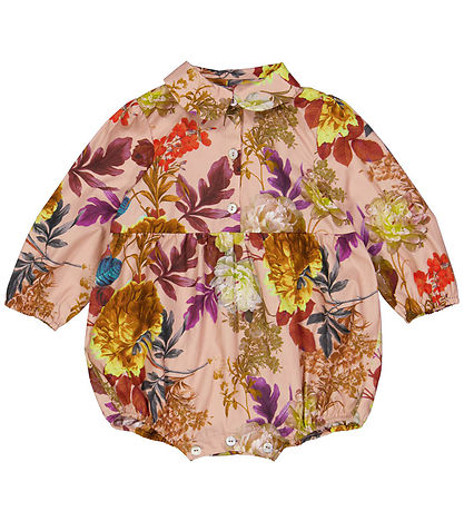 Body m/l Christina Rohde - Rose Cendré av. Fleurs Body m/l Christina Rohde - Rose Cendré av. Fleurs