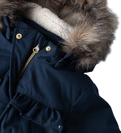 Name It Vinterjakke - NmfMaster05 Parka - Dark Sapphire