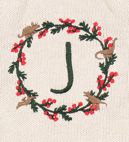 That's Mine Christmas Stocking - Knitted - J - Calle - Peyote