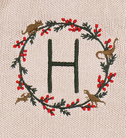 That's Mine Christmas Stocking - Knitted - H - Calle - Peyote