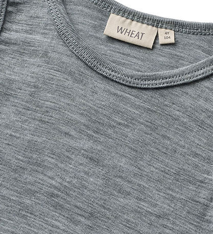 Wheat Nærbolur - Ull - Iggy - Melange Grey