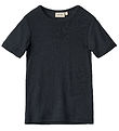 Wheat T-shirt - Wool - Seo - Navy Wheat T-shirt - Wool - Seo - Navy