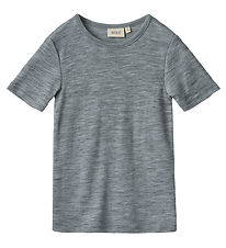 Wheat T-shirt - Wool - Seo - Melange Grey Wheat T-shirt - Wool - Seo - Melange Grey