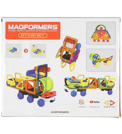 Magformers Magnet Set - 25 Parts - City Go Set