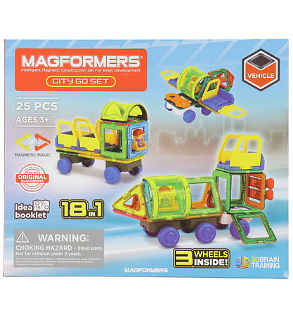Magformers Magnet Set - 25 Parts - City Go Set Magformers Magnet Set - 25 Parts - City Go Set