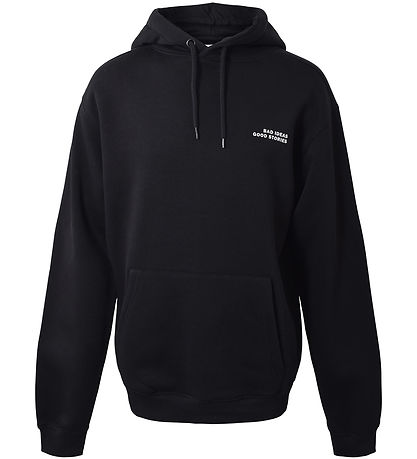 Hound Hoodie - Black w. Print Hound Hoodie - Black w. Print