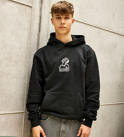 Sweat à Capuche Hound - Sweat à capuche avec broderie - Black Sweat à Capuche Hound - Sweat à capuche avec broderie - Black