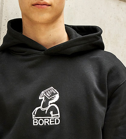 Sweat à Capuche Hound - Sweat à capuche avec broderie - Black Sweat à Capuche Hound - Sweat à capuche avec broderie - Black