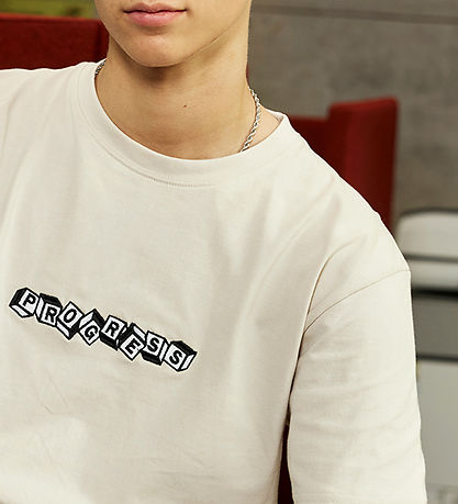 Hound T-shirt - Light Sand w. Print