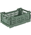 Aykasa Sammenleggbar boks - 27x17x11 cm - Mini - Mandel Green Aykasa Sammenleggbar boks - 27x17x11 cm - Mini - Mandel Green