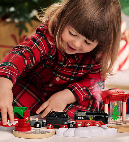 BRIO Eisenbahnset - 36014 - Weihnachtsdampf-Train-Set