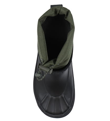 Liewood Rubber Boots w. Lining - Isaac - Black/Army Brown