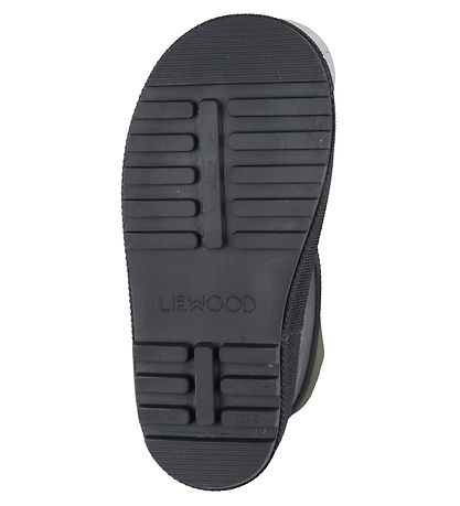 Liewood Rubber Boots w. Lining - Isaac - Black/Army Brown