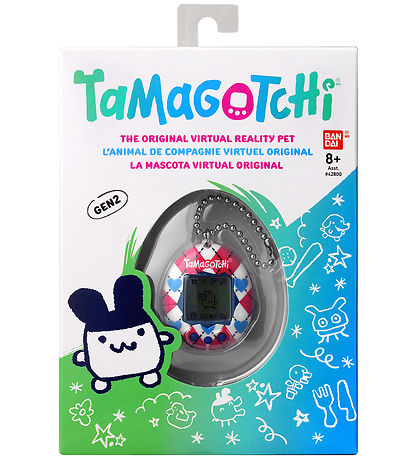 - Gén 2 Tamagotchi - Original - Argyle Heart - Gén 2 Tamagotchi - Original - Argyle Heart