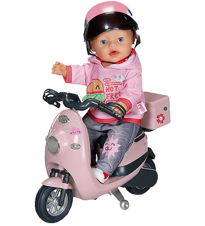 Baby Born 인형 소품 - RC E 스쿠터 - 원격 조종 - 43/36cm
