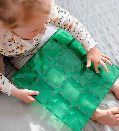 Connetix Magnetic plates - 2 Parts - Blue and Green