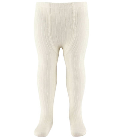 Condor Tights - Rib - Wool - Beige Condor Tights - Rib - Wool - Beige