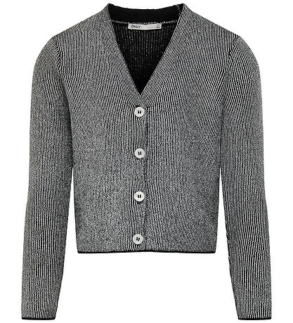 Kids Only Cardigan - KogNinna - Prjónað - Black/Silfur Glitter Kids Only Cardigan - KogNinna - Prjónað - Black/Silfur Glitter