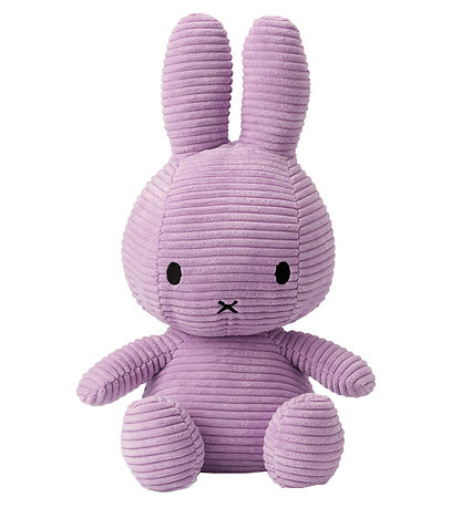Bon Ton Toys Soft Toy - 23 cm - Miffy ECO - Corduroy Lilac Bon Ton Toys Soft Toy - 23 cm - Miffy ECO - Corduroy Lilac