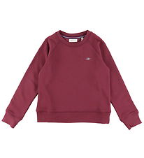 GANT Sweatshirt - Shield - Wine Ed GANT Sweatshirt - Shield - Wine Ed