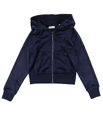 GANT Cardigan - Velvet - Evening Blue