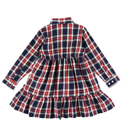 GANT Dress - Checked Flannel - Evening Blue
