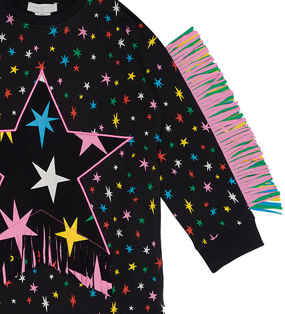 Stella McCartney Kids 스웨트 드레스 - 블랙 포함 스타