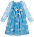 Stella McCartney Kids Tjull kjóll - Ljósblátt M. Ský