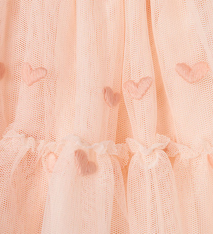 Stella McCartney Kids Tulle Skirt - Pink w. Hearts