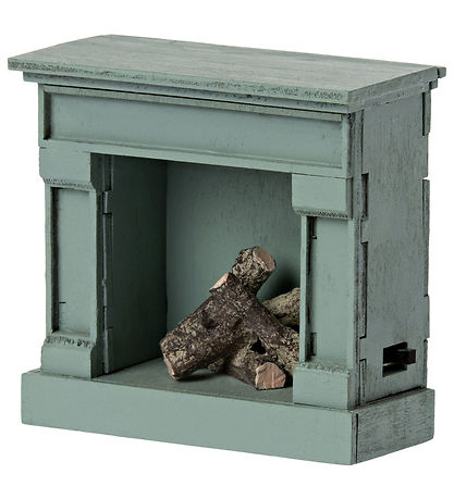 Maileg Miniature Fireplace - Blue