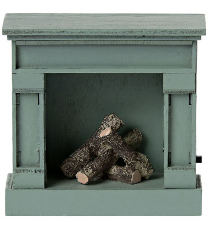 Maileg Miniature Fireplace - Blue