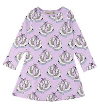Småfolk Kleid - Orchid Petal m. Schlittschuhe Småfolk Kleid - Orchid Petal m. Schlittschuhe