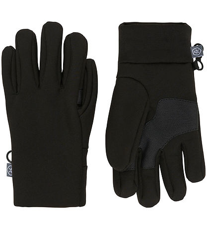 Color Kids Gloves - Softshell - Black Color Kids Gloves - Softshell - Black