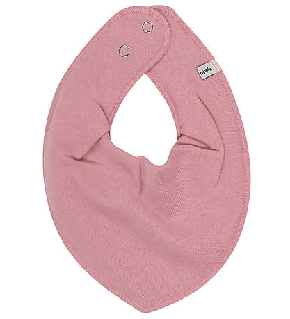 Pippi Baby Teething Bib - Pointy - Old Rose