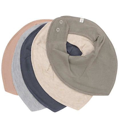 Pippi Teething Bib - 5-Pack - Vetiver