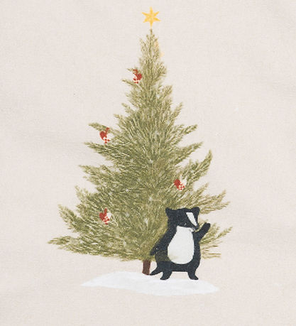 Fabelab Christmas Stocking - Wood - Oat Milk