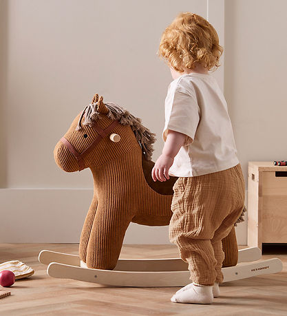 Kids Concept Rocking Horse - Vera - Aiden - Brown