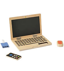 Kids Concept Computer Play Set - Wood - Kid's HUB Kids Concept Computer Play Set - Wood - Kid's HUB
