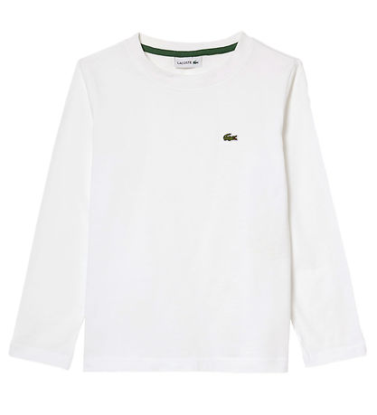 Lacoste Bluse - Weiß m. Logo Lacoste Bluse - Weiß m. Logo